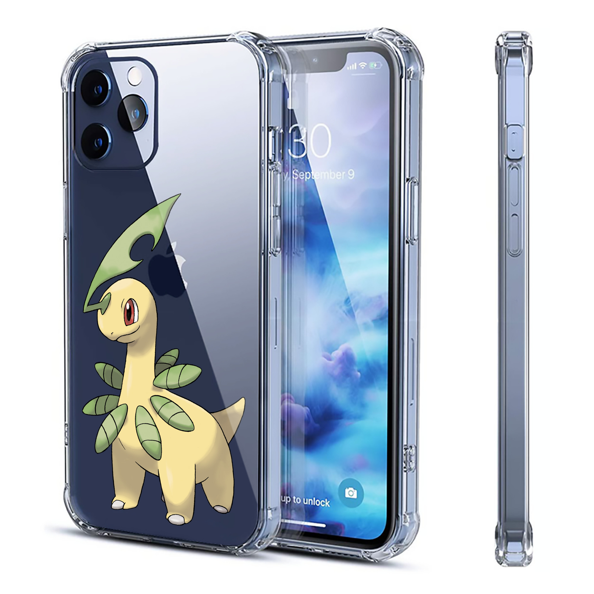 （画像用） ポケットモンスター Pokémon 【iPhone 12シリーズ対応】透明スマホケース（クリアソフトケース）